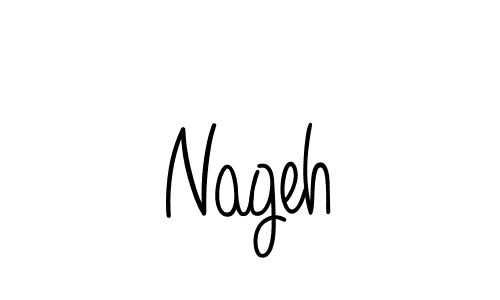 How to make Nageh signature? Angelique-Rose-font-FFP is a professional autograph style. Create handwritten signature for Nageh name. Nageh signature style 5 images and pictures png