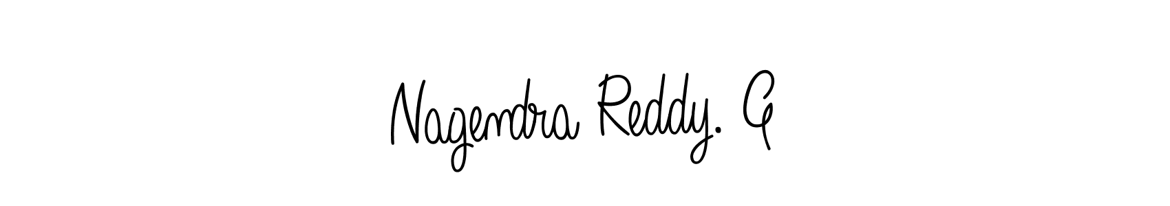 Nagendra Reddy. G stylish signature style. Best Handwritten Sign (Angelique-Rose-font-FFP) for my name. Handwritten Signature Collection Ideas for my name Nagendra Reddy. G. Nagendra Reddy. G signature style 5 images and pictures png