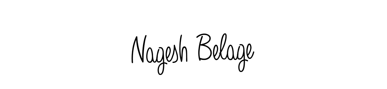 Make a short Nagesh Belage signature style. Manage your documents anywhere anytime using Angelique-Rose-font-FFP. Create and add eSignatures, submit forms, share and send files easily. Nagesh Belage signature style 5 images and pictures png