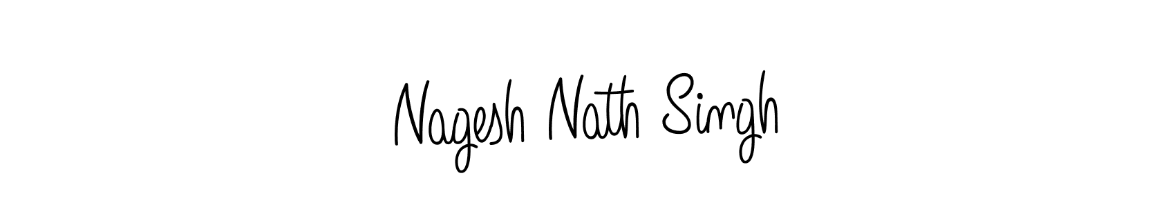 Nagesh Nath Singh stylish signature style. Best Handwritten Sign (Angelique-Rose-font-FFP) for my name. Handwritten Signature Collection Ideas for my name Nagesh Nath Singh. Nagesh Nath Singh signature style 5 images and pictures png