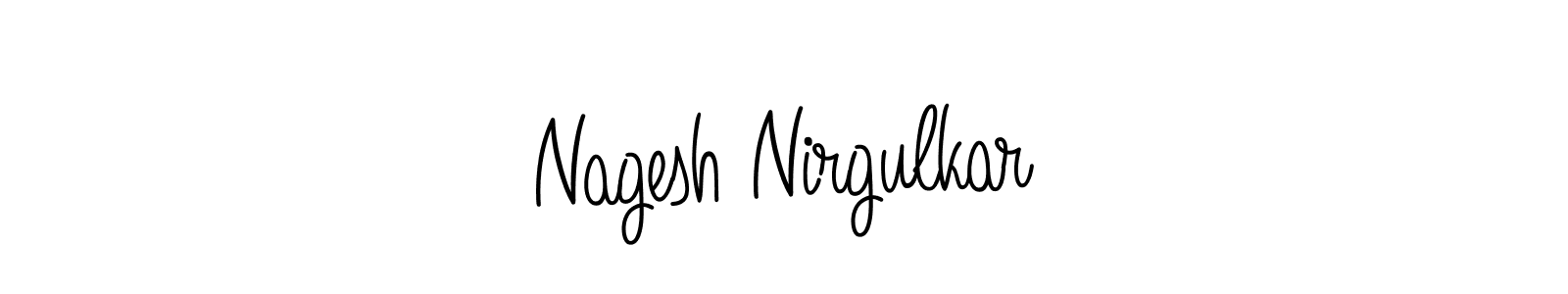 Make a beautiful signature design for name Nagesh Nirgulkar. Use this online signature maker to create a handwritten signature for free. Nagesh Nirgulkar signature style 5 images and pictures png