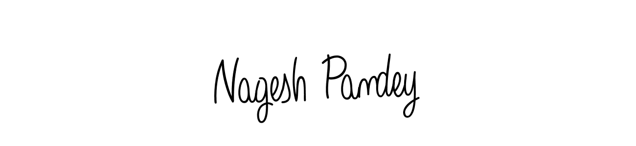 Also we have Nagesh Pandey name is the best signature style. Create professional handwritten signature collection using Angelique-Rose-font-FFP autograph style. Nagesh Pandey signature style 5 images and pictures png