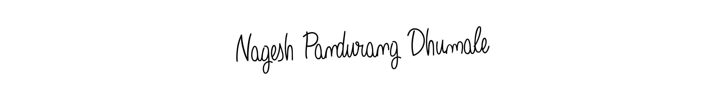 Make a beautiful signature design for name Nagesh Pandurang Dhumale. With this signature (Angelique-Rose-font-FFP) style, you can create a handwritten signature for free. Nagesh Pandurang Dhumale signature style 5 images and pictures png