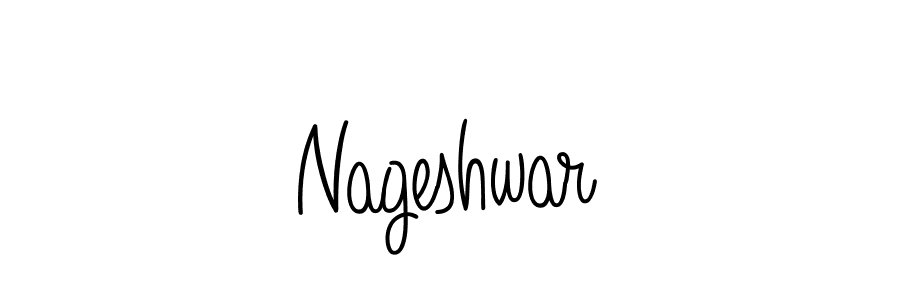 You should practise on your own different ways (Angelique-Rose-font-FFP) to write your name (Nageshwar) in signature. don't let someone else do it for you. Nageshwar signature style 5 images and pictures png
