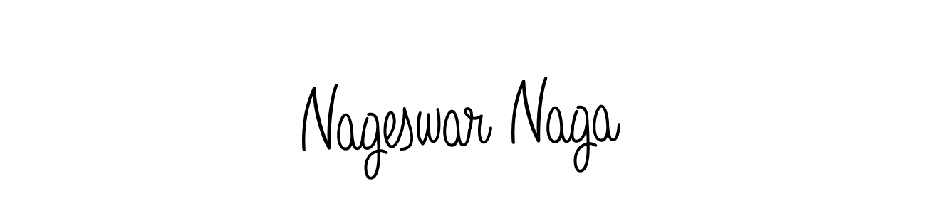 Design your own signature with our free online signature maker. With this signature software, you can create a handwritten (Angelique-Rose-font-FFP) signature for name Nageswar Naga. Nageswar Naga signature style 5 images and pictures png