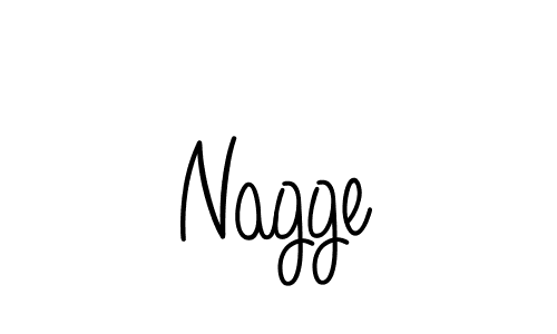 Make a beautiful signature design for name Nagge. With this signature (Angelique-Rose-font-FFP) style, you can create a handwritten signature for free. Nagge signature style 5 images and pictures png