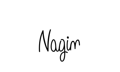 Use a signature maker to create a handwritten signature online. With this signature software, you can design (Angelique-Rose-font-FFP) your own signature for name Nagin. Nagin signature style 5 images and pictures png