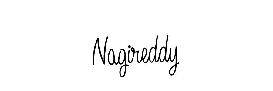 Use a signature maker to create a handwritten signature online. With this signature software, you can design (Angelique-Rose-font-FFP) your own signature for name Nagireddy. Nagireddy signature style 5 images and pictures png