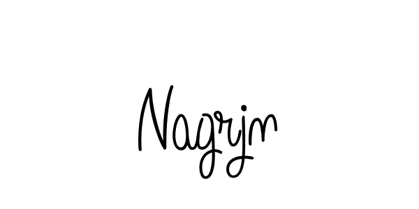 Make a beautiful signature design for name Nagrjn. With this signature (Angelique-Rose-font-FFP) style, you can create a handwritten signature for free. Nagrjn signature style 5 images and pictures png