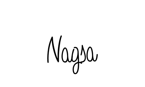 if you are searching for the best signature style for your name Nagsa. so please give up your signature search. here we have designed multiple signature styles  using Angelique-Rose-font-FFP. Nagsa signature style 5 images and pictures png