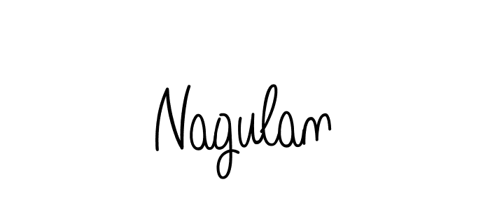 How to make Nagulan signature? Angelique-Rose-font-FFP is a professional autograph style. Create handwritten signature for Nagulan name. Nagulan signature style 5 images and pictures png