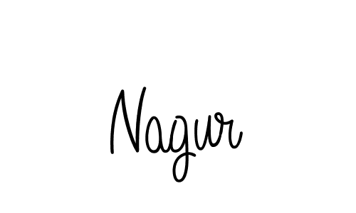 How to make Nagur signature? Angelique-Rose-font-FFP is a professional autograph style. Create handwritten signature for Nagur name. Nagur signature style 5 images and pictures png