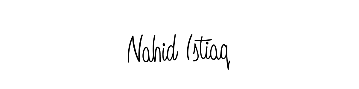 Also we have Nahid Istiaq name is the best signature style. Create professional handwritten signature collection using Angelique-Rose-font-FFP autograph style. Nahid Istiaq signature style 5 images and pictures png