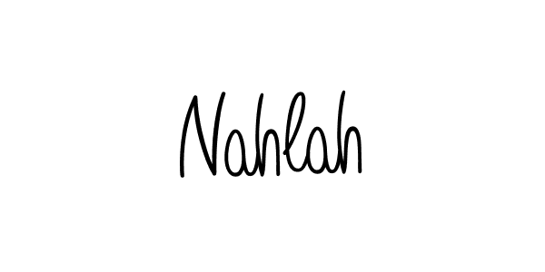 Once you've used our free online signature maker to create your best signature Angelique-Rose-font-FFP style, it's time to enjoy all of the benefits that Nahlah name signing documents. Nahlah signature style 5 images and pictures png