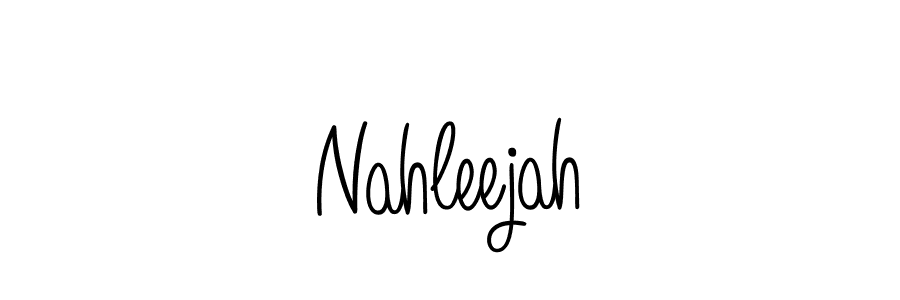 Here are the top 10 professional signature styles for the name Nahleejah. These are the best autograph styles you can use for your name. Nahleejah signature style 5 images and pictures png