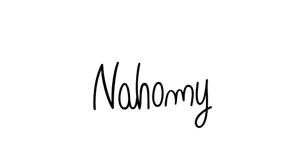 You can use this online signature creator to create a handwritten signature for the name Nahomy. This is the best online autograph maker. Nahomy signature style 5 images and pictures png