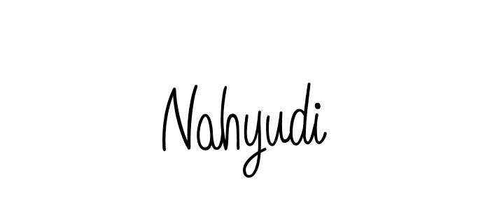 Angelique-Rose-font-FFP is a professional signature style that is perfect for those who want to add a touch of class to their signature. It is also a great choice for those who want to make their signature more unique. Get Nahyudi name to fancy signature for free. Nahyudi signature style 5 images and pictures png