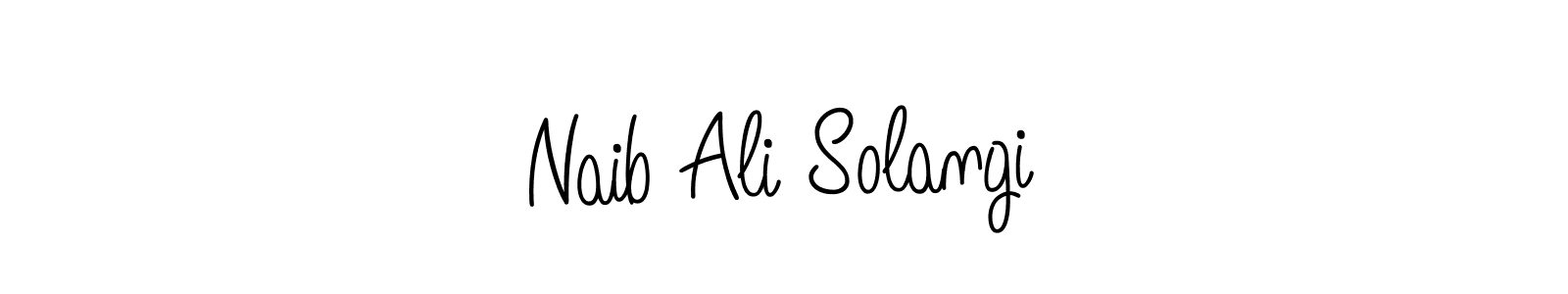 if you are searching for the best signature style for your name Naib Ali Solangi. so please give up your signature search. here we have designed multiple signature styles  using Angelique-Rose-font-FFP. Naib Ali Solangi signature style 5 images and pictures png