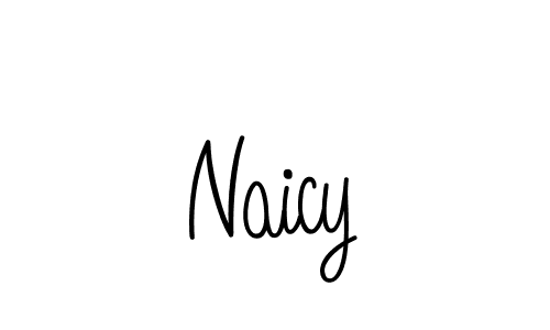 The best way (Angelique-Rose-font-FFP) to make a short signature is to pick only two or three words in your name. The name Naicy include a total of six letters. For converting this name. Naicy signature style 5 images and pictures png