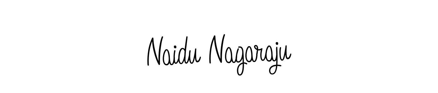 Use a signature maker to create a handwritten signature online. With this signature software, you can design (Angelique-Rose-font-FFP) your own signature for name Naidu Nagaraju. Naidu Nagaraju signature style 5 images and pictures png