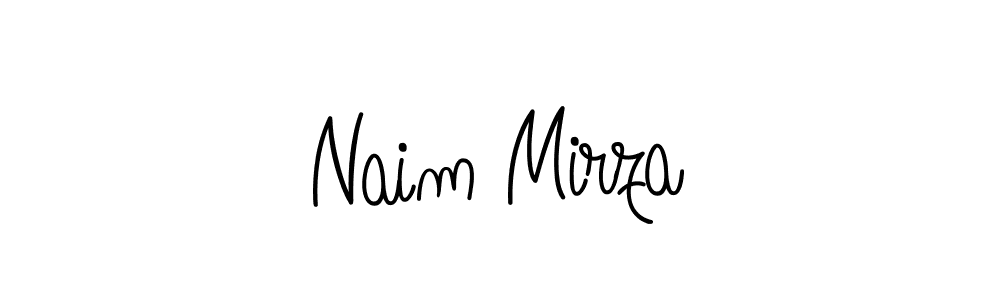 Angelique-Rose-font-FFP is a professional signature style that is perfect for those who want to add a touch of class to their signature. It is also a great choice for those who want to make their signature more unique. Get Naim Mirza name to fancy signature for free. Naim Mirza signature style 5 images and pictures png