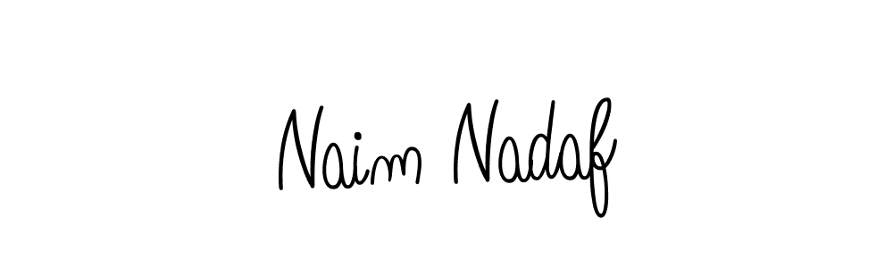 Create a beautiful signature design for name Naim Nadaf. With this signature (Angelique-Rose-font-FFP) fonts, you can make a handwritten signature for free. Naim Nadaf signature style 5 images and pictures png