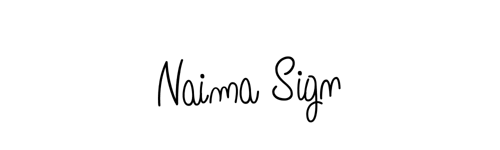 Make a beautiful signature design for name Naima Sign. Use this online signature maker to create a handwritten signature for free. Naima Sign signature style 5 images and pictures png