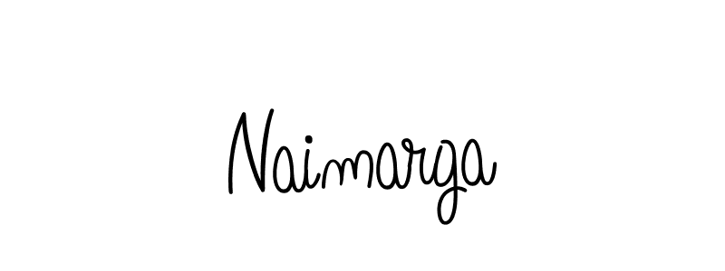 Naimarga stylish signature style. Best Handwritten Sign (Angelique-Rose-font-FFP) for my name. Handwritten Signature Collection Ideas for my name Naimarga. Naimarga signature style 5 images and pictures png