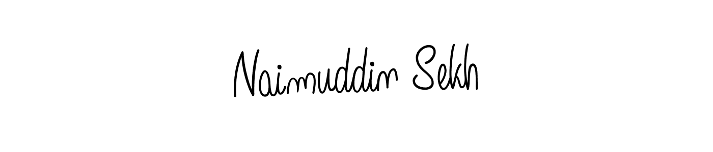Similarly Angelique-Rose-font-FFP is the best handwritten signature design. Signature creator online .You can use it as an online autograph creator for name Naimuddin Sekh. Naimuddin Sekh signature style 5 images and pictures png