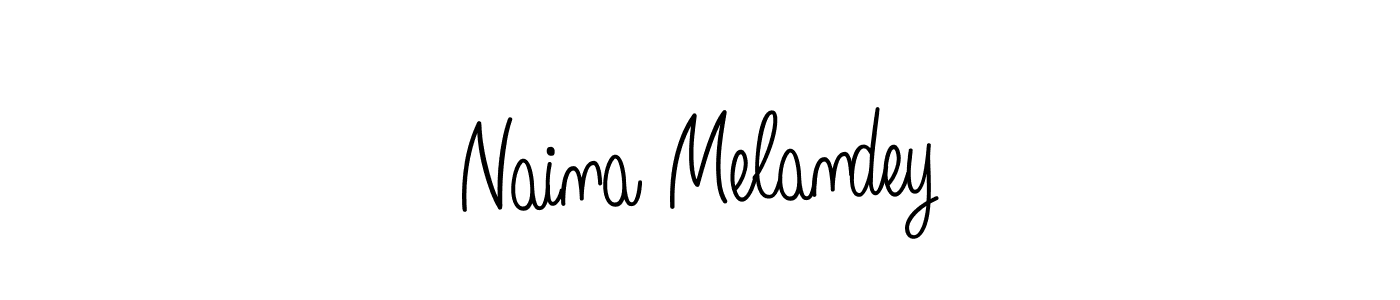 Angelique-Rose-font-FFP is a professional signature style that is perfect for those who want to add a touch of class to their signature. It is also a great choice for those who want to make their signature more unique. Get Naina Melandey name to fancy signature for free. Naina Melandey signature style 5 images and pictures png