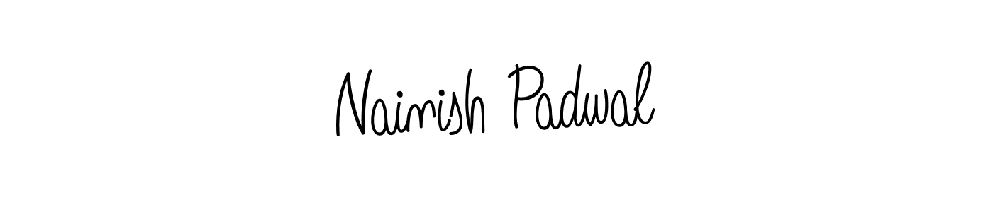 Best and Professional Signature Style for Nainish Padwal. Angelique-Rose-font-FFP Best Signature Style Collection. Nainish Padwal signature style 5 images and pictures png