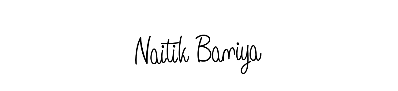 Best and Professional Signature Style for Naitik Baniya. Angelique-Rose-font-FFP Best Signature Style Collection. Naitik Baniya signature style 5 images and pictures png