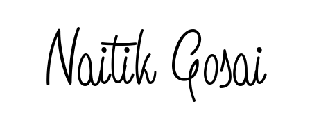 Express your personality with a custom Naitik Gosai signature crafted with Angelique-Rose-font-FFP typography. Free transparent PNG download available. Naitik Gosai signature style 5 images and pictures png