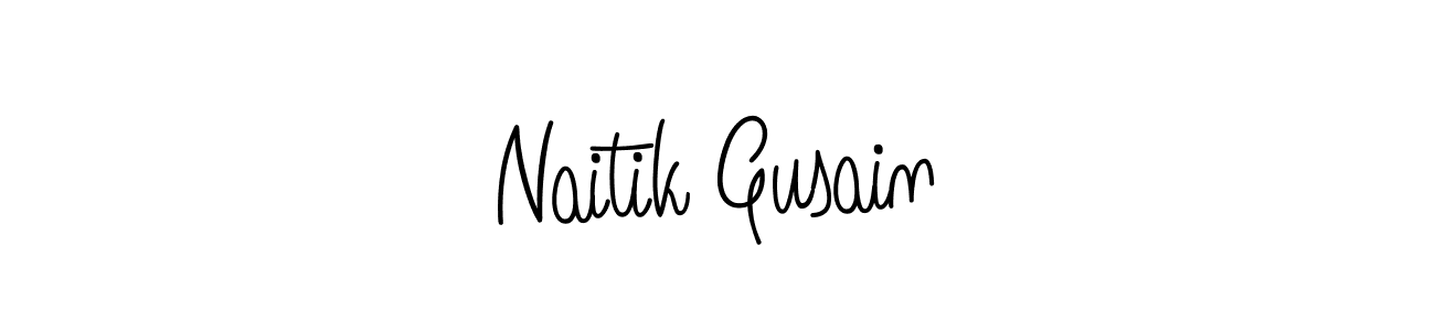 Check out images of Autograph of Naitik Gusain name. Actor Naitik Gusain Signature Style. Angelique-Rose-font-FFP is a professional sign style online. Naitik Gusain signature style 5 images and pictures png