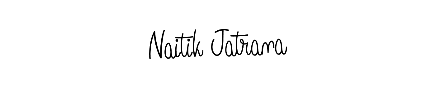 Make a short Naitik Jatrana signature style. Manage your documents anywhere anytime using Angelique-Rose-font-FFP. Create and add eSignatures, submit forms, share and send files easily. Naitik Jatrana signature style 5 images and pictures png