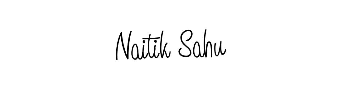 Make a short Naitik Sahu signature style. Manage your documents anywhere anytime using Angelique-Rose-font-FFP. Create and add eSignatures, submit forms, share and send files easily. Naitik Sahu signature style 5 images and pictures png