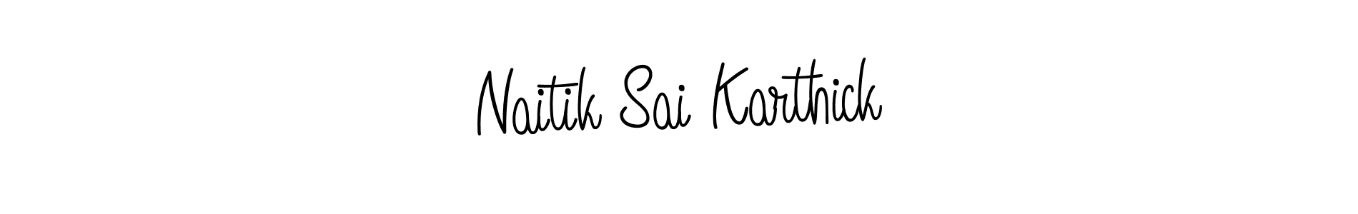 Make a short Naitik Sai Karthick signature style. Manage your documents anywhere anytime using Angelique-Rose-font-FFP. Create and add eSignatures, submit forms, share and send files easily. Naitik Sai Karthick signature style 5 images and pictures png