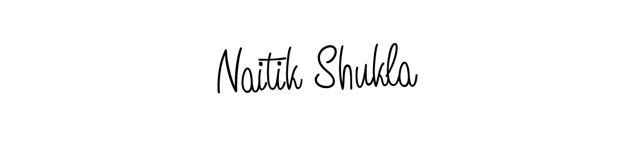 Naitik Shukla stylish signature style. Best Handwritten Sign (Angelique-Rose-font-FFP) for my name. Handwritten Signature Collection Ideas for my name Naitik Shukla. Naitik Shukla signature style 5 images and pictures png