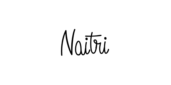Create a beautiful signature design for name Naitri. With this signature (Angelique-Rose-font-FFP) fonts, you can make a handwritten signature for free. Naitri signature style 5 images and pictures png