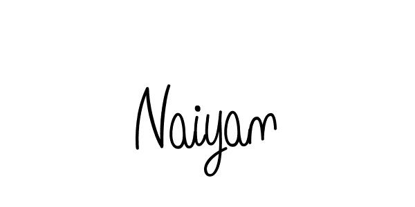Design your own signature with our free online signature maker. With this signature software, you can create a handwritten (Angelique-Rose-font-FFP) signature for name Naiyan. Naiyan signature style 5 images and pictures png