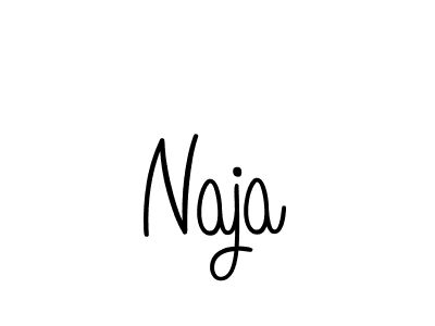 Best and Professional Signature Style for Naja. Angelique-Rose-font-FFP Best Signature Style Collection. Naja signature style 5 images and pictures png