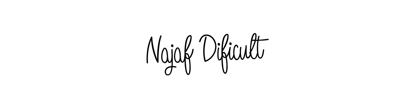 You can use this online signature creator to create a handwritten signature for the name Najaf Dificult. This is the best online autograph maker. Najaf Dificult signature style 5 images and pictures png