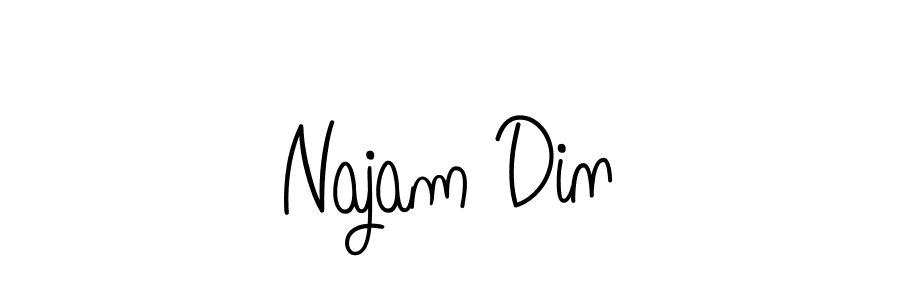 if you are searching for the best signature style for your name Najam Din. so please give up your signature search. here we have designed multiple signature styles  using Angelique-Rose-font-FFP. Najam Din signature style 5 images and pictures png