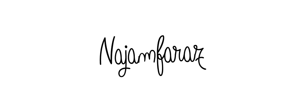 Also we have Najamfaraz name is the best signature style. Create professional handwritten signature collection using Angelique-Rose-font-FFP autograph style. Najamfaraz signature style 5 images and pictures png