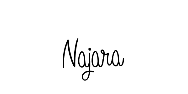Create a beautiful signature design for name Najara. With this signature (Angelique-Rose-font-FFP) fonts, you can make a handwritten signature for free. Najara signature style 5 images and pictures png