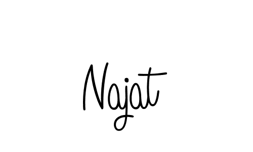 Make a beautiful signature design for name Najat. Use this online signature maker to create a handwritten signature for free. Najat signature style 5 images and pictures png