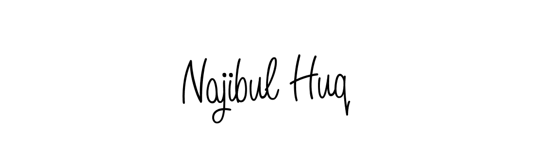 Najibul Huq stylish signature style. Best Handwritten Sign (Angelique-Rose-font-FFP) for my name. Handwritten Signature Collection Ideas for my name Najibul Huq. Najibul Huq signature style 5 images and pictures png
