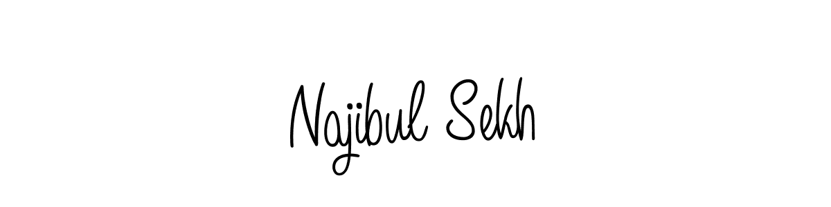 Check out images of Autograph of Najibul Sekh name. Actor Najibul Sekh Signature Style. Angelique-Rose-font-FFP is a professional sign style online. Najibul Sekh signature style 5 images and pictures png