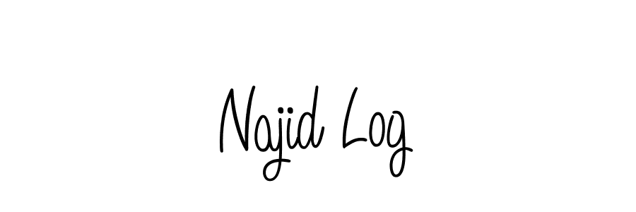 Also we have Najid Log name is the best signature style. Create professional handwritten signature collection using Angelique-Rose-font-FFP autograph style. Najid Log signature style 5 images and pictures png