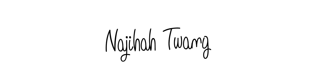 Create a beautiful signature design for name Najihah Twang. With this signature (Angelique-Rose-font-FFP) fonts, you can make a handwritten signature for free. Najihah Twang signature style 5 images and pictures png